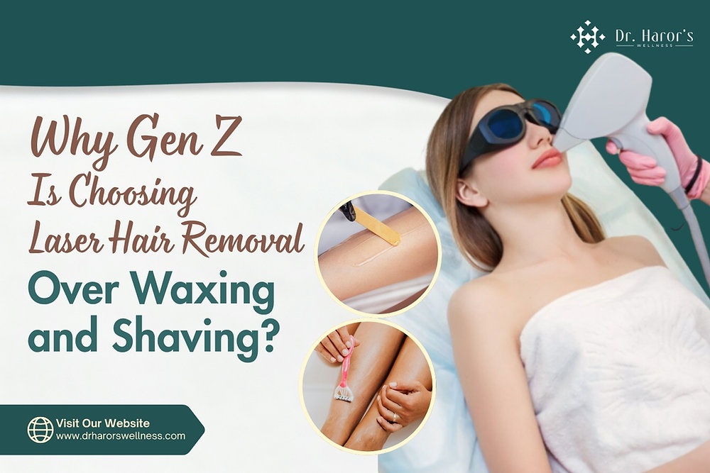 Why Gen Z Is Choosing Laser Hair Removal Over Waxing and Shaving?