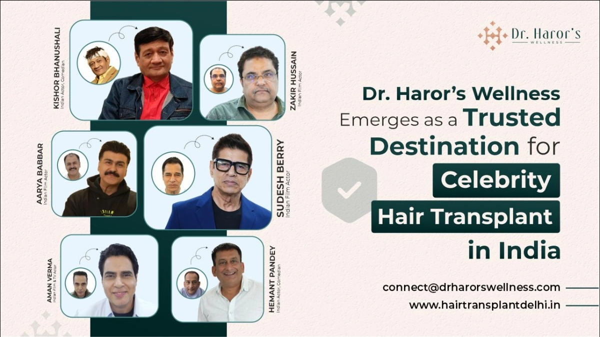 Dr. Haror’s Wellness Emerges as a Trusted Destination for Celebrity Hair Transplant in India - Up18 News