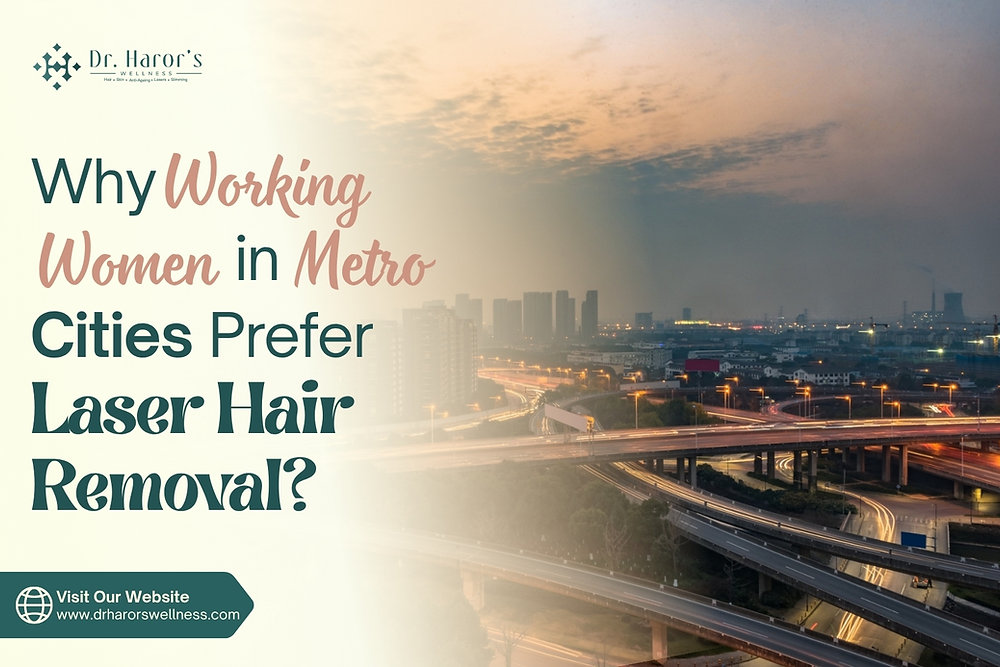 Why Working Women in Metro Cities Prefer Laser Hair Removal?