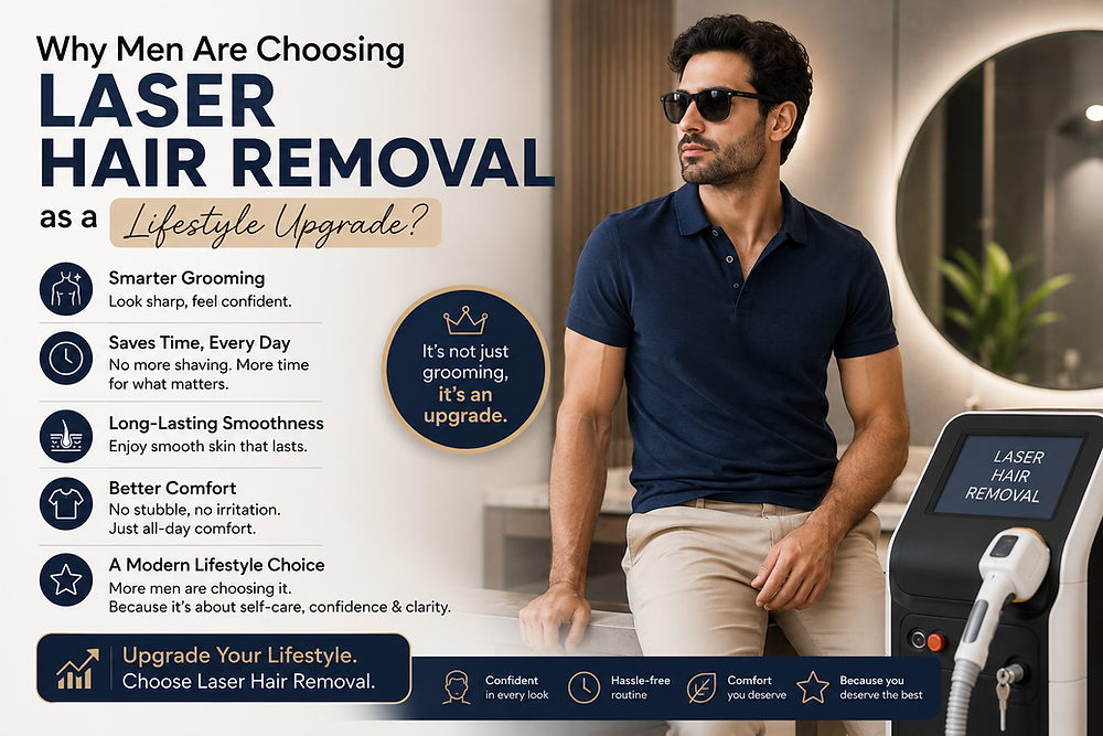 Why Men Are Choosing Laser Hair Removal as a Lifestyle Upgrade?
