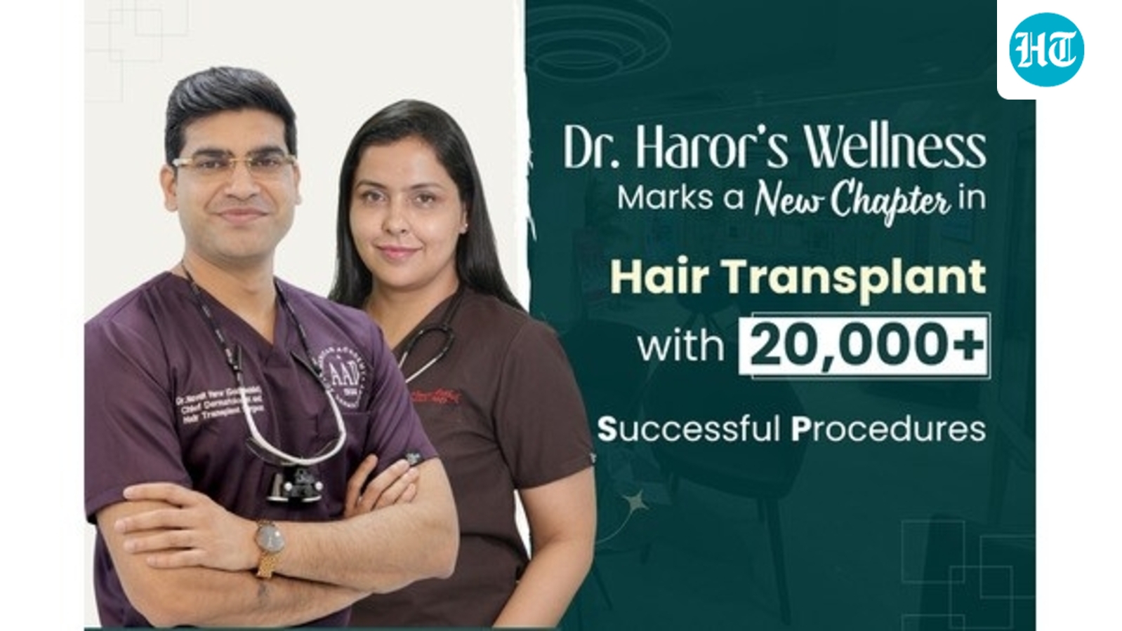 Dr. Haror's Wellness Marks a New Chapter in Hair Transplant with 20,000+ Successful Procedures | Hindustan Times
