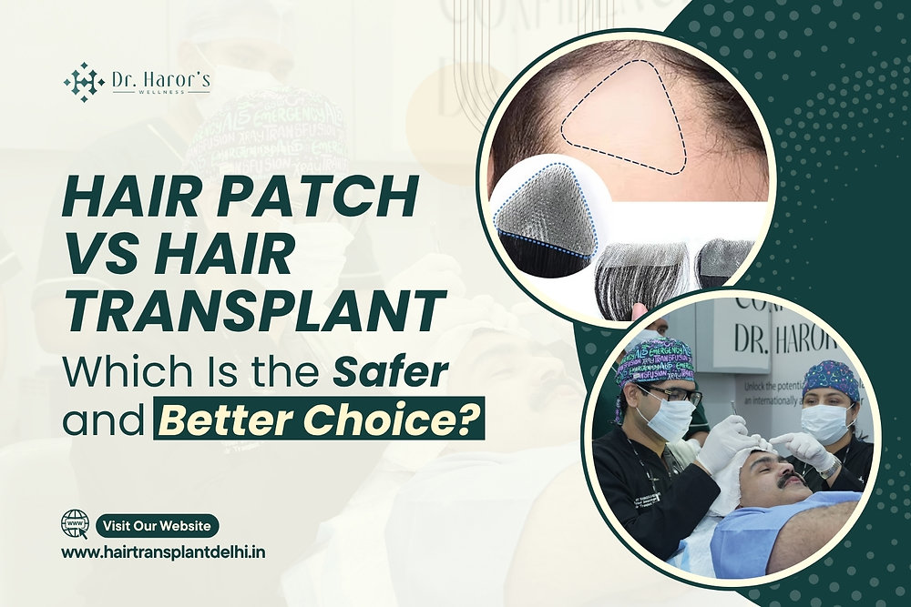 Hair Patch vs Hair Transplant: Which Is the Safer and Better Choice?
