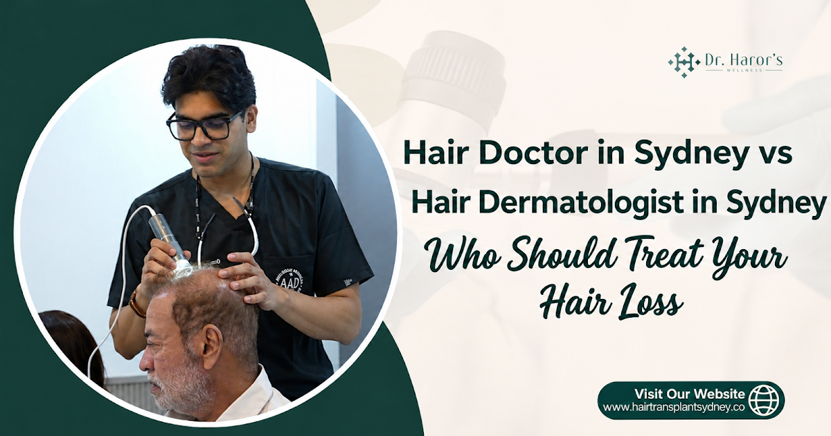 Hair Doctor in Sydney vs Hair Dermatologist in Sydney Who Should Treat Your Hair Los